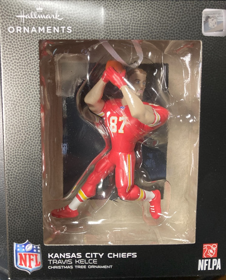 Travis Kelce Christmas Ornament