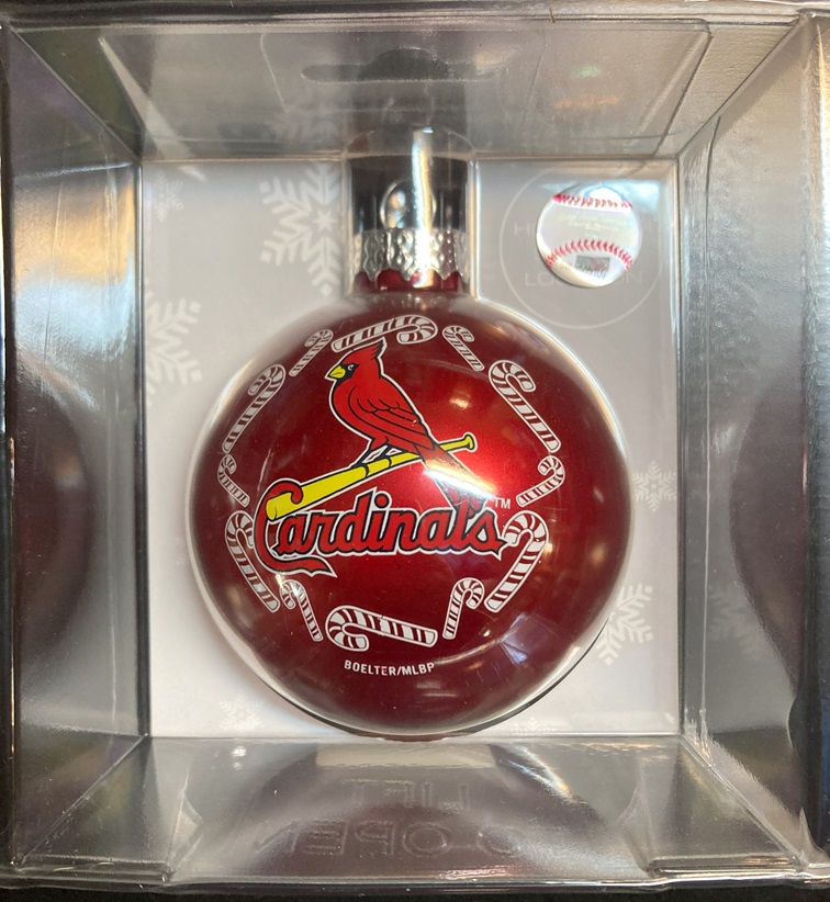 St. Louis Cardinals Candy Cane Ornament